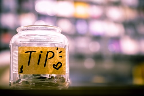 A tip jar symbolising top tips for successful warm calling
