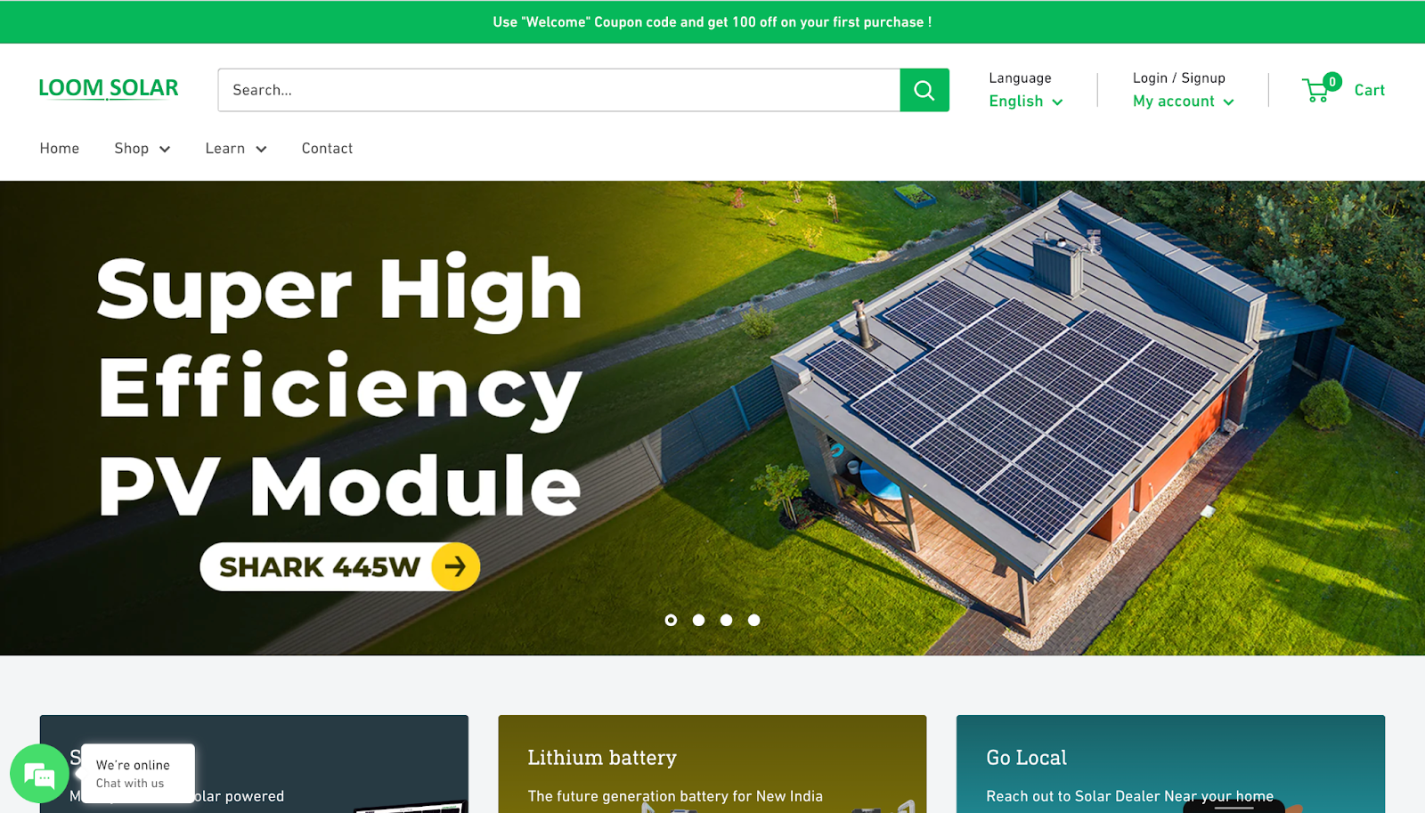 solar website