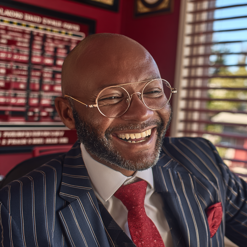 AI-generated photo of the fictional persona Thomas Johnson who is an imagined Mortgage Broker