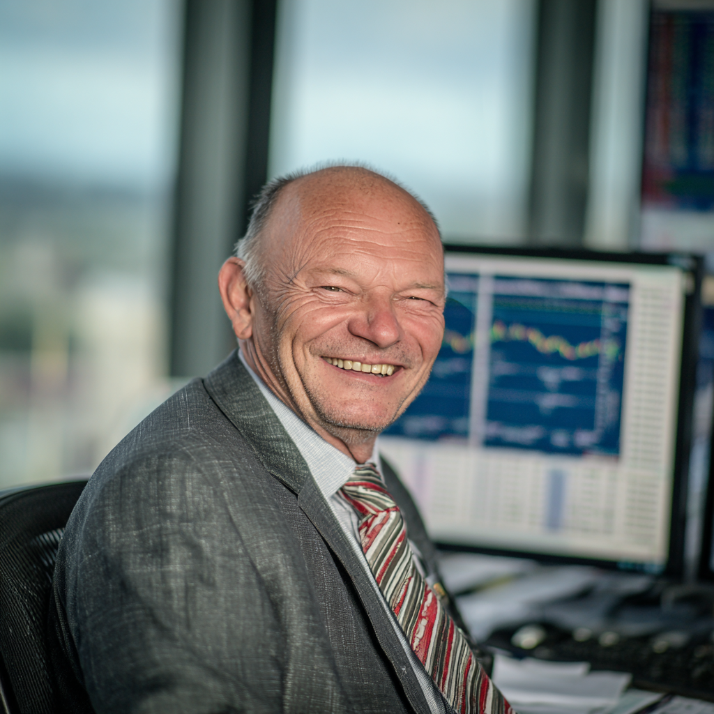 AI-generated photo of the fictional persona Benjamin Adams who is an imagined Mortgage Underwriter